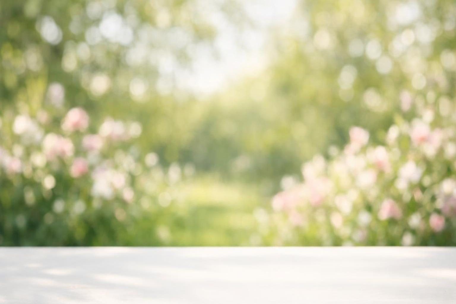 Garden party scene