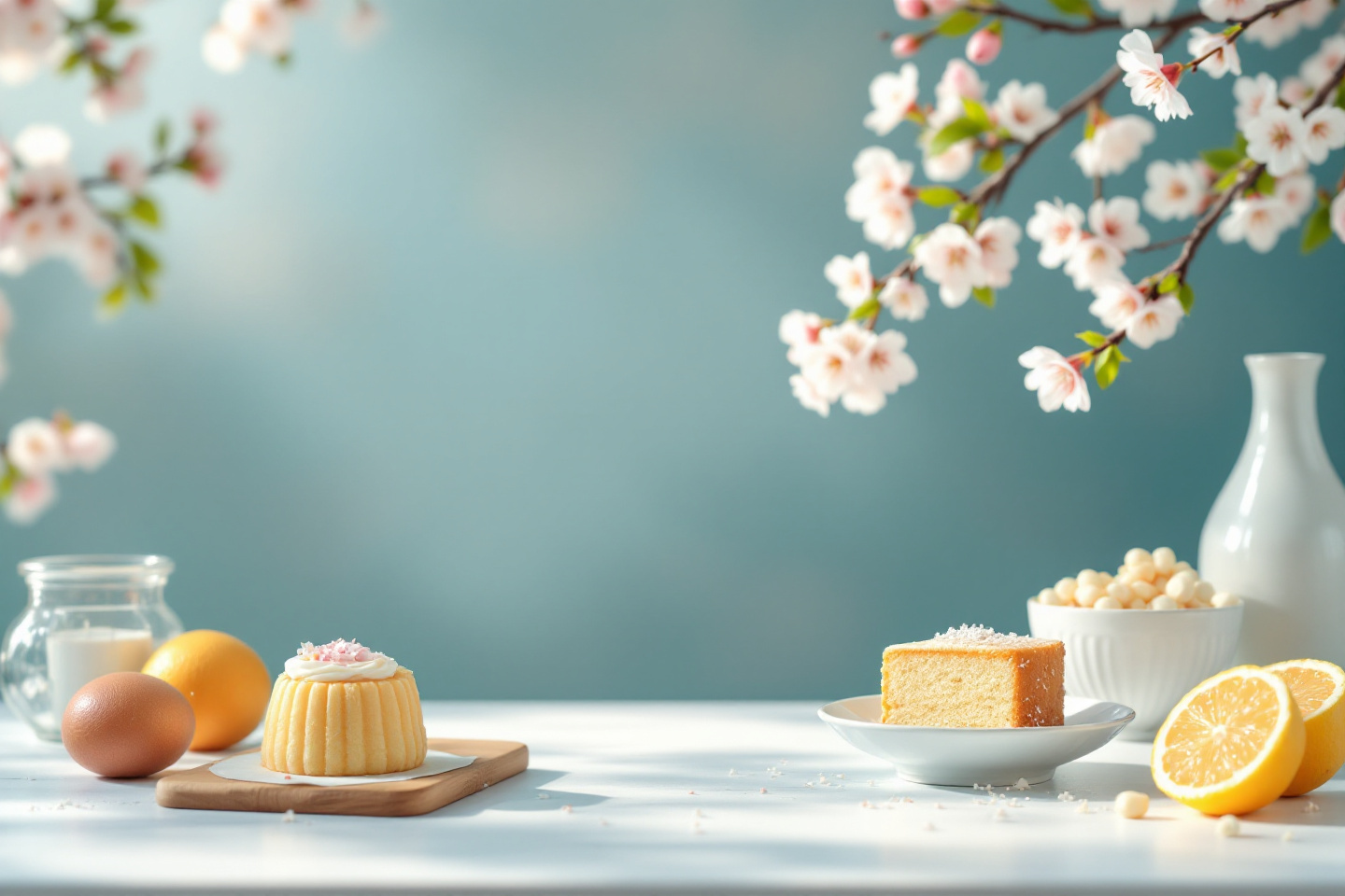 Spring blossom scene