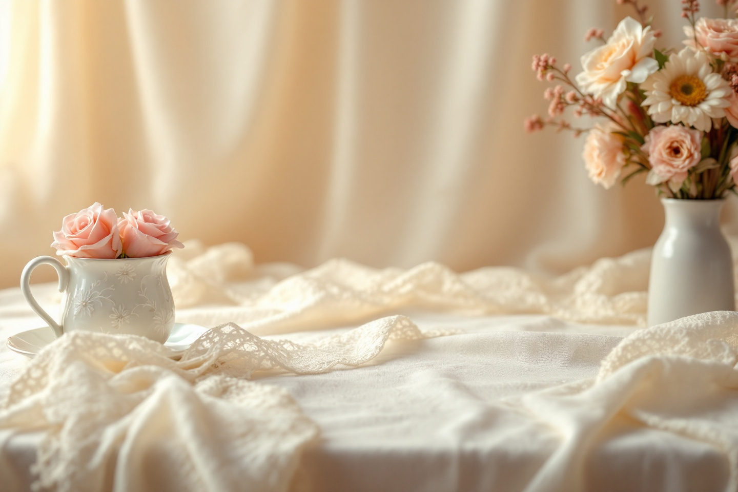 Vintage lace scene